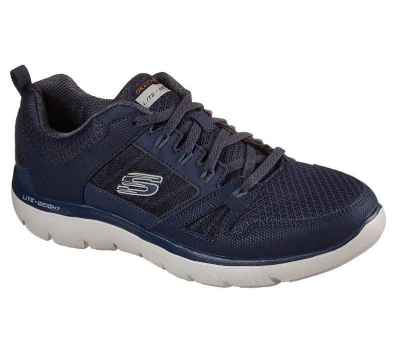 Skechers Summits - New World - Mens Sneakers Navy [AU-BL0308]